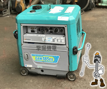 【售出，無現貨】DENYO 電友 GAW-185ES 日本外匯二手中古發電機